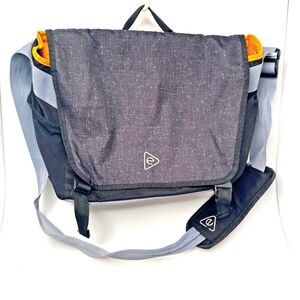 Embark Messenger Laptop 15.6" Bag Black made 100% Recycled Plastic Water Bottles